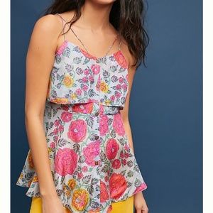 Anthropologie silk top‎